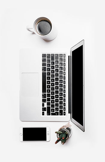 Marketing Working Background with laptop