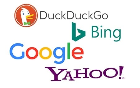 Major search engines